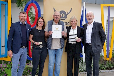 von links: Oliver und Nina Brück, Reiner Rensenküper, Grit und Hermann Brück