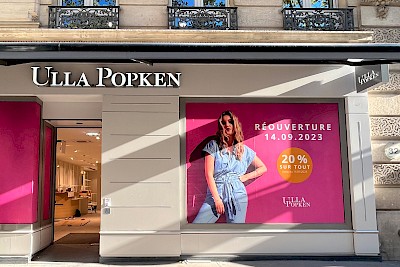 Die neuen beleuchteten Profilbuchstaben und die Ausleger kann man bereits sehen.