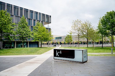 Das Leitsystem des neuen Kampus hat ebenfalls ein Refresh erhalten.