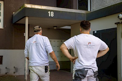 Die Brückinger machen sich ans Werk …