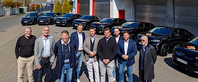 von links: Christian Krüger, Christian Marnett, Oliver Brück, Heiko Tigges, Tim Drüner, Ole Dahmen, Timo Bredehorn, Maik Hörst und Hermann Brück (es fehlt: Rainer Pankoke)