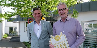 Christian Marnett (rechts) wurde von Martin Will für den Brückinger Teamplayer vorgeschlagen.