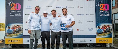 Unser „Team Brückinger“: Heiko Tigges, Markus Große Westermann, Olaf Böckmann und Maximilian Hermann Brück