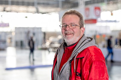 Immer mittendrin: Andreas Brinkmann auf der Messe Düsseldorf