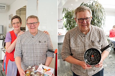 Mit Geschenken, ein bisschen Wehmut und den besten Wünschen beging Martin Overmann seinen letzten Arbeitstag.